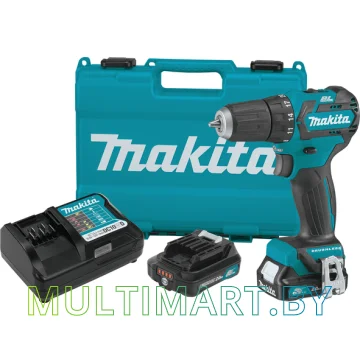 Дрель-шуруповерт Makita DF332DWAE (с 2-мя АКБ, кейс)
